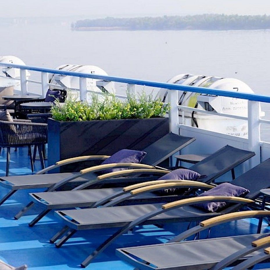 Теплоход Александра. Солнечная палуба ||3