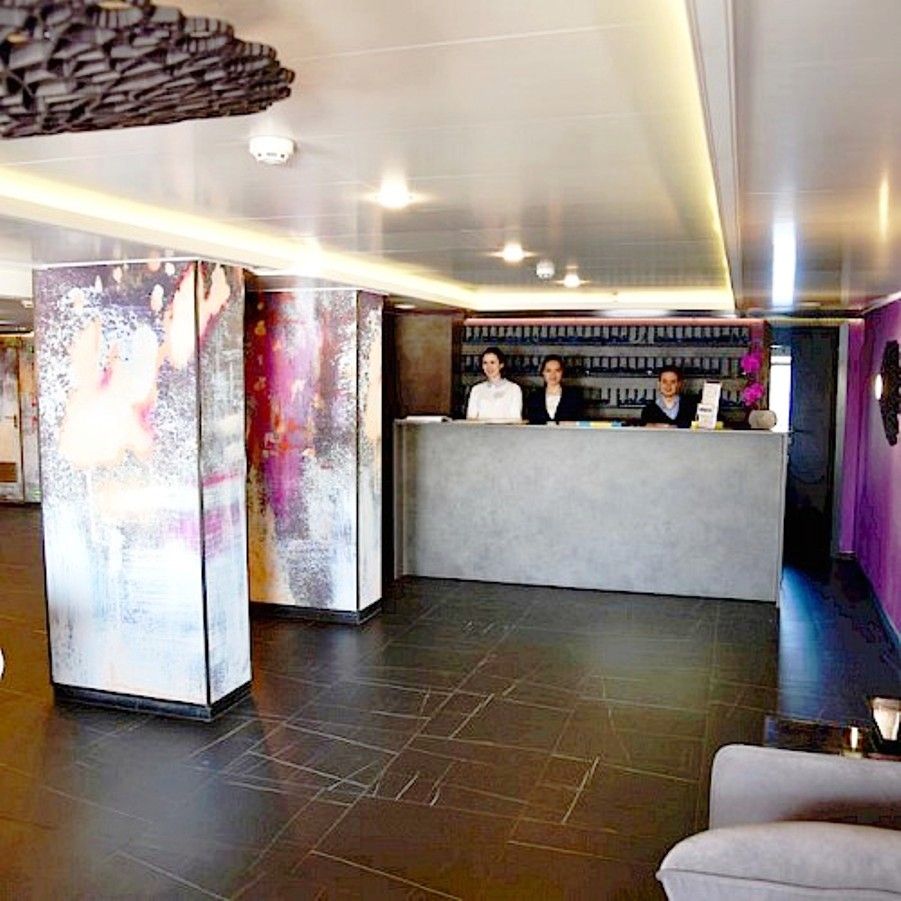 Теплоход Александра. Ресепшен