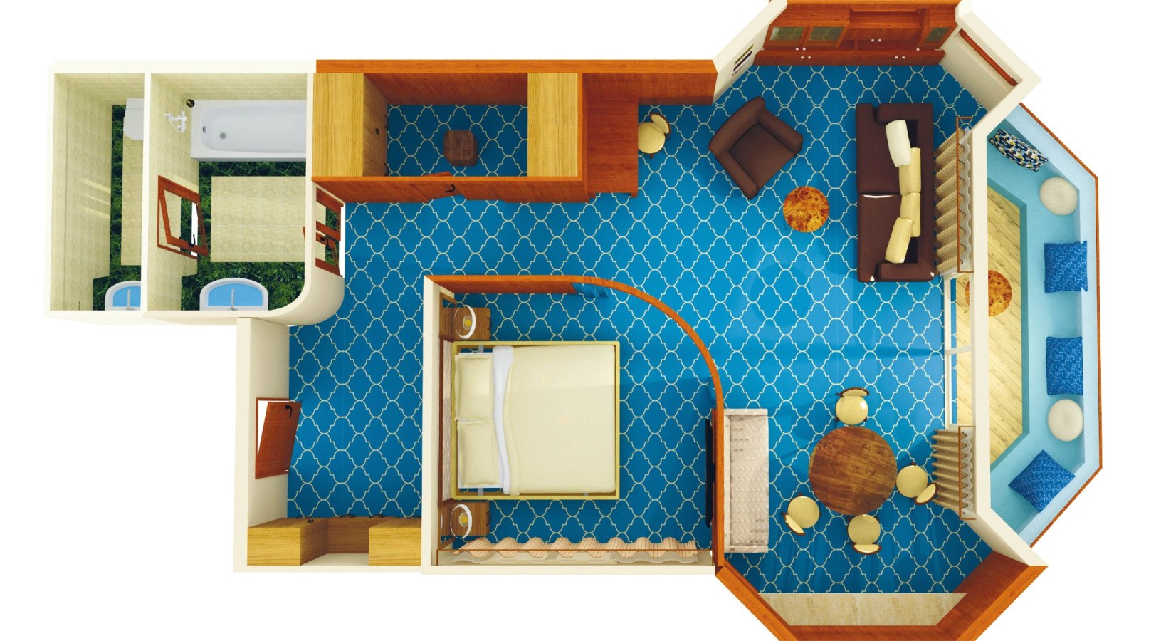 Си Спирит – судно премиум-класса. Люкс Судовладельца-схема ||15