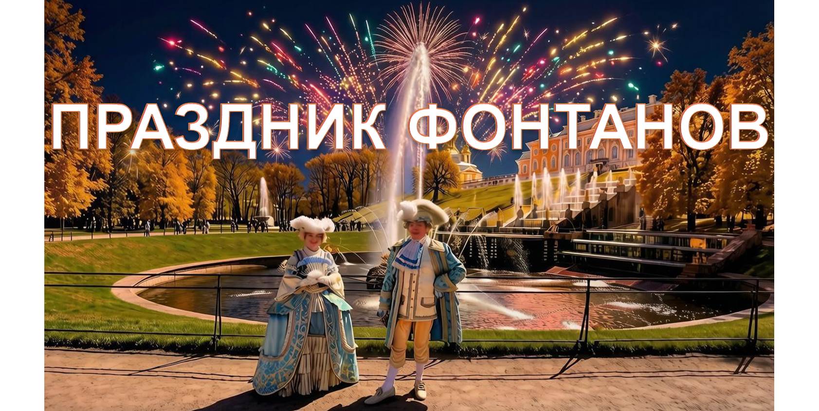 Осенний праздник фонтанов в Петергофе