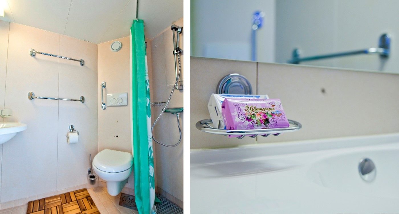 Теплоход С. Дягилев. Четырехместные каюты Стандарт 4M ||9