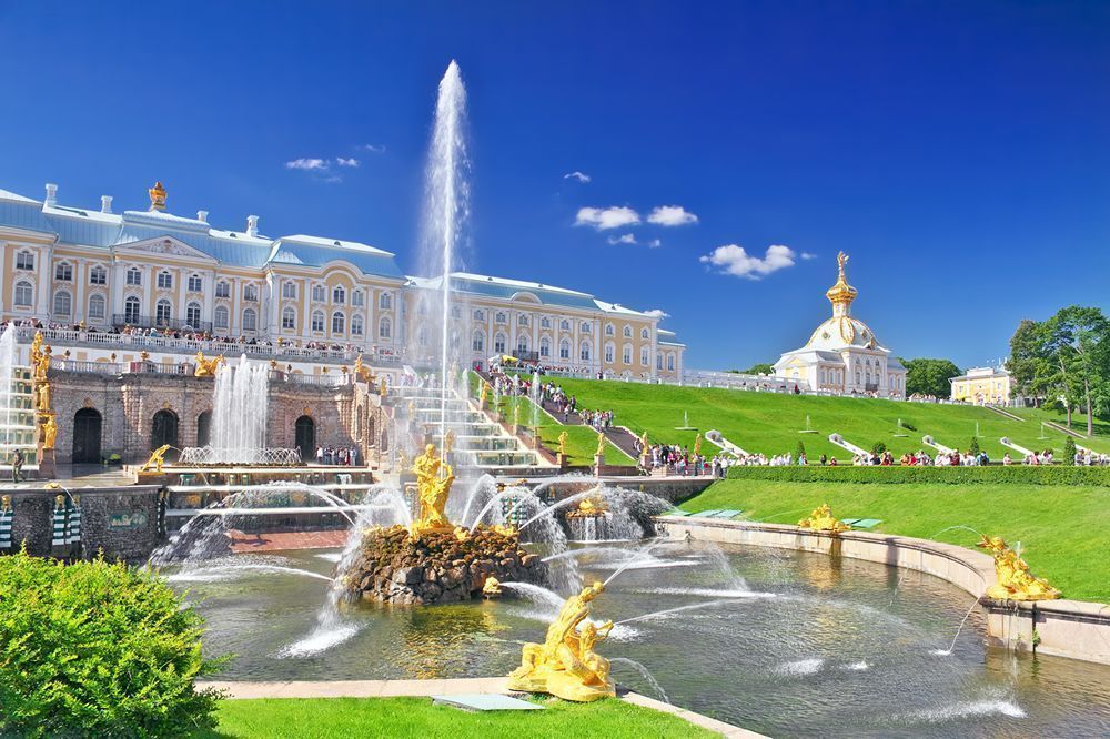 Петергоф (Петродворец). Нижний парк. Большой каскад
