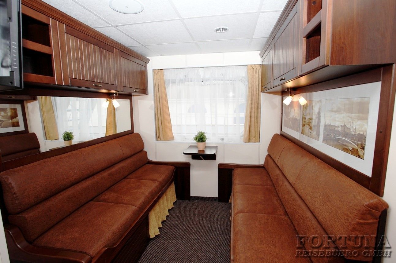 Теплоход Волга Стар 4*. Двухместная каюта Стандарт ||8