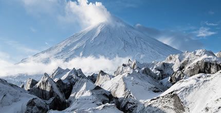 "Под склоном вулкана", зима