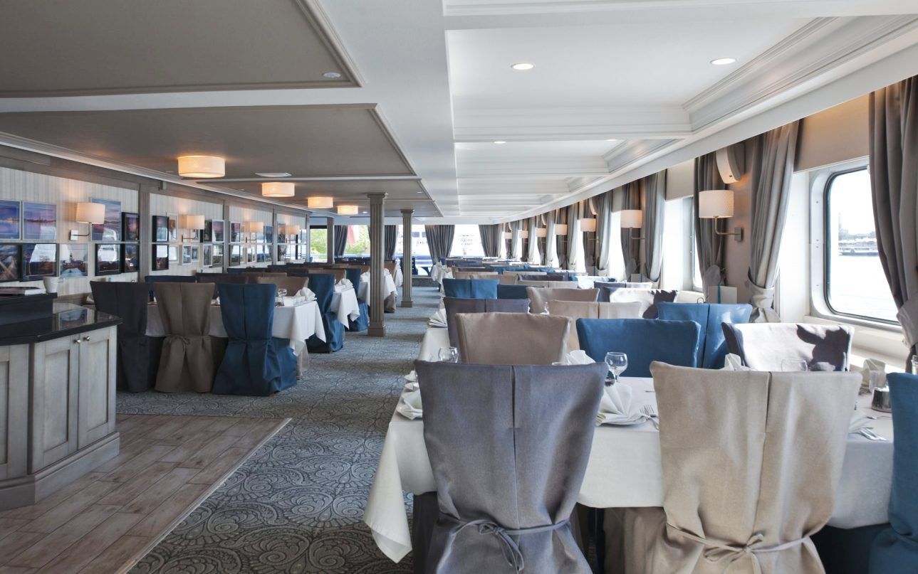 Речные круизы. Теплоход Сергей Дягилев, ресторан ||1