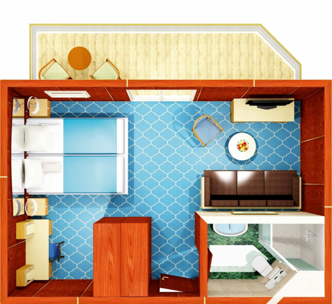 Си Спирит – судно премиум-класса. Каюты Премиум-схема ||14