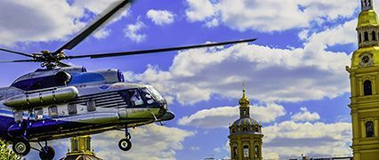Сборные прогулки на вертолете