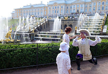 Нижний парк Петергофа, Большой каскад