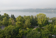 Гостиница "Иркутск", вид на Ангару