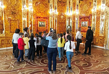 Царское Село, Екатерининский дворец - Янтарная комната