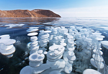 Сибирь, озеро Байкал, тур "Где пузырьки воздуха замерзают во льду"