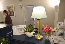 Отель-гостиница Дом паломника Валаам - Зимняя. Ресепшен