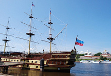 Великий Новгород, речной порт на Волхове