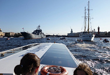 ВМФ Водная прогулка "МОЩЬ РОССИЙСКОГО ФЛОТА". Экскурсия по Неве - корабли