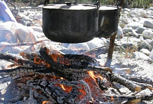 Столбы Хуухэйн-Хада в Шумак, Саянские горы, Сибирь