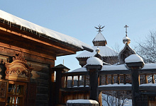 Иркутский Архитектурно-этнографический музей «Тальцы» на Байкале