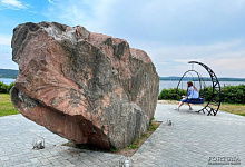 Сортавала, Карелия. Причал и Камень желаний