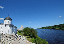 Староладожская крепость при впадении в Волхов реки Ладожки