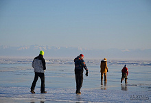 Байкал зимой. Экскурсия на хивусе по льду Бакала