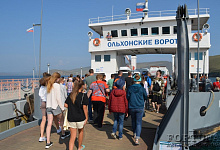 Байкал, паром на Ольхон