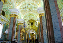 Собор Святых Петра и Павла в Петропавловской крепости Санкт-Петербурга