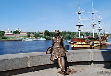 Новгородский кремль — Великий Новгород на реке Волхов