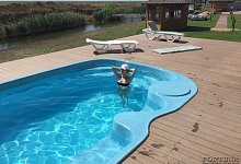 РЫБОЛОВНО-ОХОТНИЧЬЯ база МАЯК на РАСКАТАХ Астрахань. Бассейн