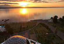 Онежская набережная в Петрозаводске. Карелия