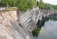 Горный парк Рускеала. Мраморный каньон, Карелия