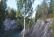 Горный парк Рускеала. Мраморный каньон в Республике Карелия