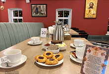 Отель-гостиница Дом паломника Валаам Зимняя. Трапезная