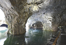 Рускеала, Карелия. Экскурсия в подземные штольни в мраморном каньоне парка