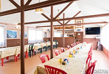 Горный курорт турбаза Шумак. Кафе-столовая