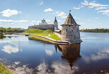 В месте слияния рек Великая и Пскова. Псковский Кремль