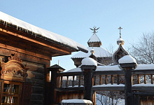 Иркутский Архитектурно-этнографический музей «Тальцы» на Байкале