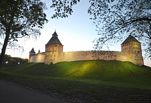 Новгородский кремль — Великий Новгород на реке Волхов