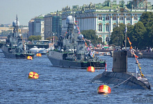 Водная прогулка по Неве "Парад военных кораблей" ВМФ в Петербурге
