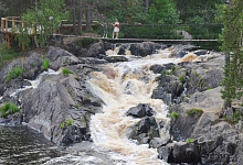 Водопады Ахинкоски, Сортавала, Респ. Карелия
