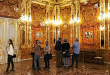 Тур в Петербург. Екатерининский дворец - Янтарная комната